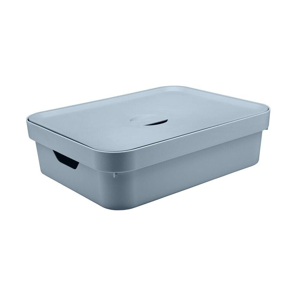 Caja Cube M Con Tapa Celeste image number 0.0