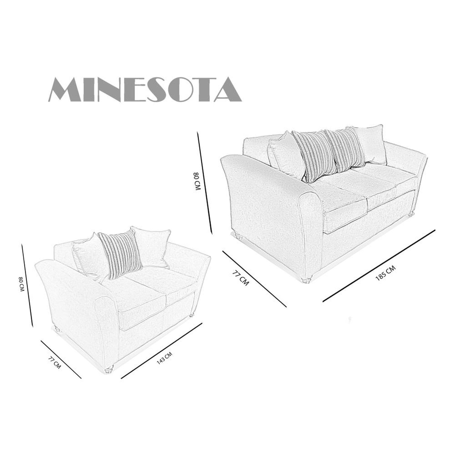 Juego De Living Elegant Detail Minesota 3-2 / 5 Cuerpos, 5 Cuerpos image number 0.0