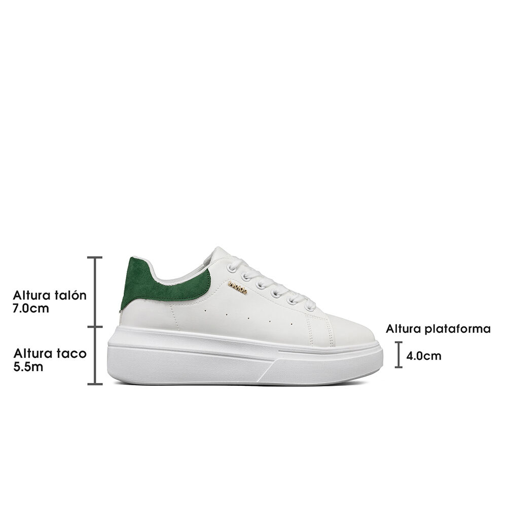 Zapatilla Urbana Plataforma Confort Mujer Weide Lt211 image number 4.0