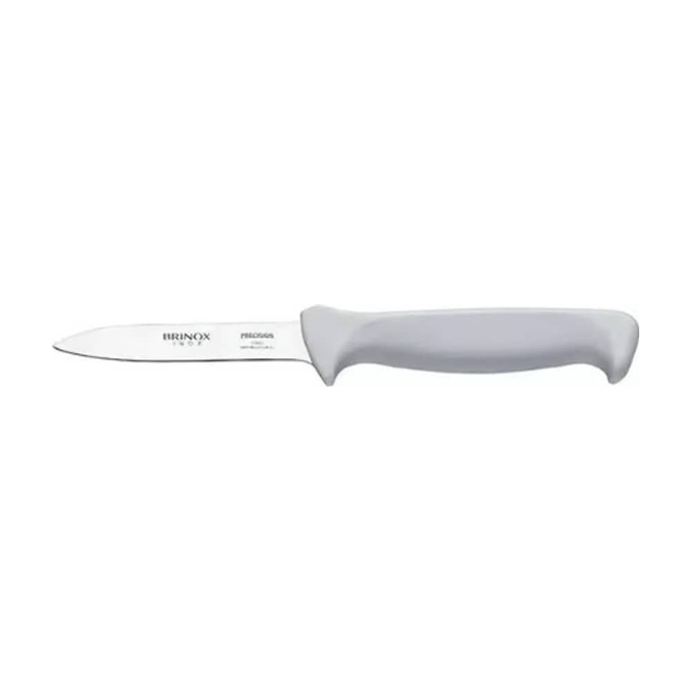 Cuchillo Para Legumbres 3 1/2" Precisi&oacute;n Brinox 2506/300 Mango Blanco image number 0.0