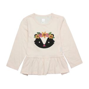 Polera Manga Larga Bebe Niña Baby