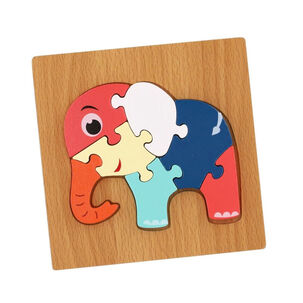 Puzzle Rompecabeza De Madera Encaje Didactico 15x15cm Ni&ntilde;os Tortuga