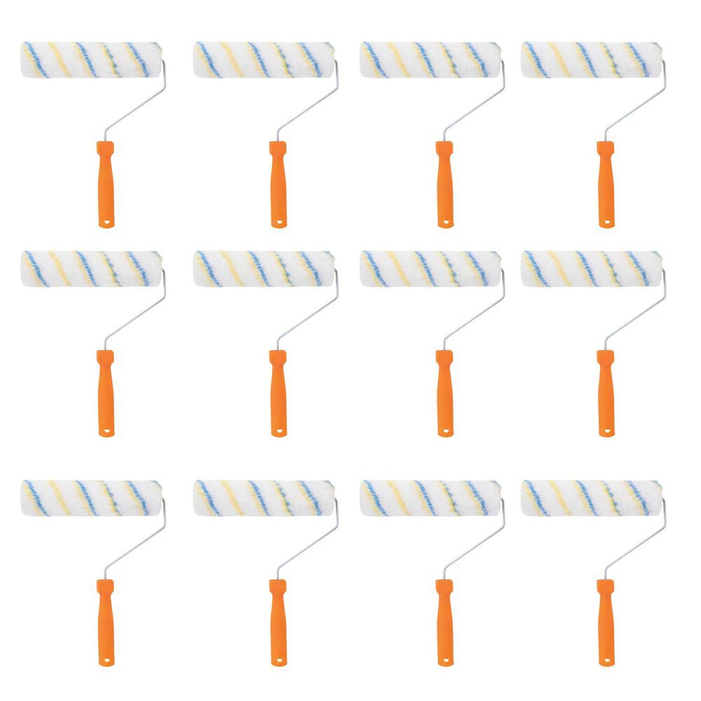 Set 12 Rodillos Chiporro Mango Plastico 26x35cm Para Pintar image number 0.0