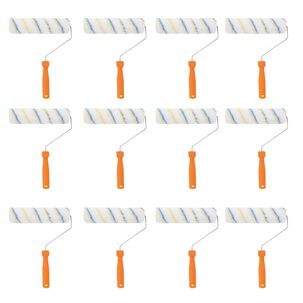 Set 12 Rodillos Chiporro Mango Plastico 26x35cm Para Pintar