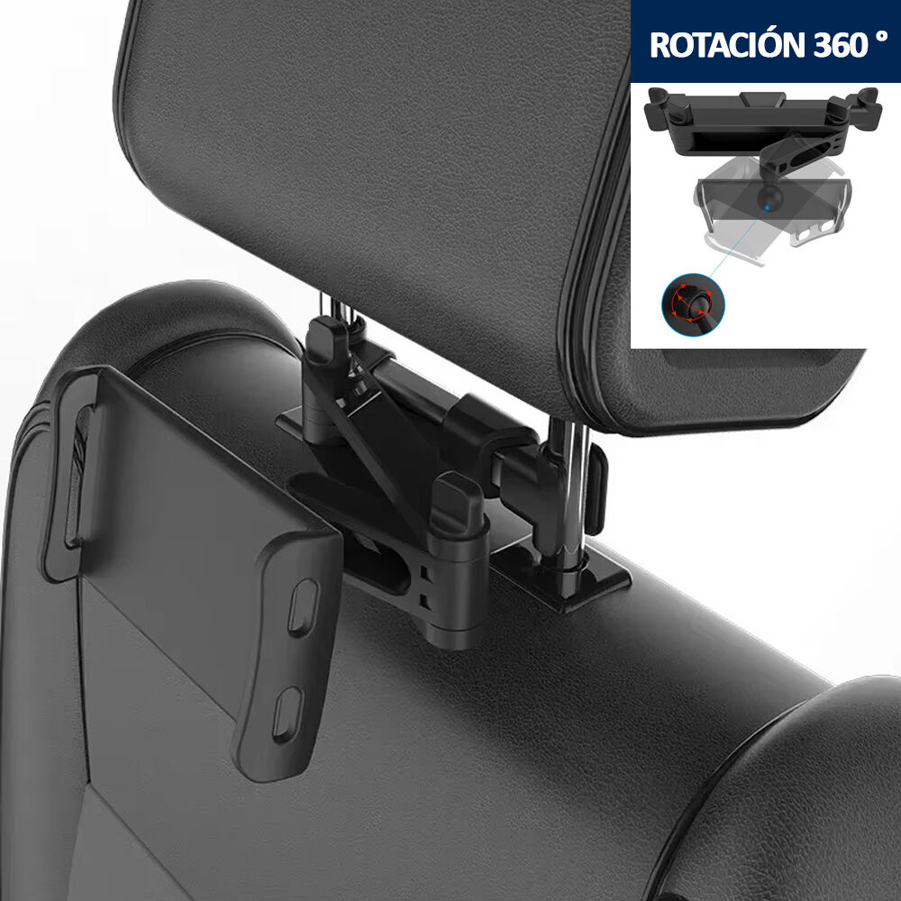 Soporte Para Tablet Y Teléfono En Auto Ideal Para Viajes Con Niños image number 2.0