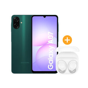 Smartphone Samsung Galaxy A07 Lte / 128 GB / Verde / Liberado + Aud&iacute;fonos Bluetooth Galaxy Buds Core Blanco