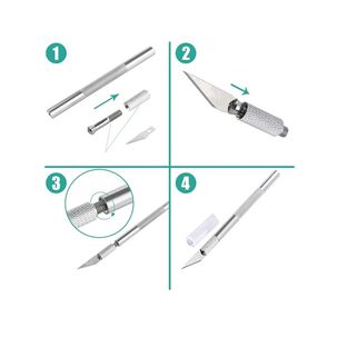 Kit De Cuchillos Bistur&iacute; De Precisi&oacute;n