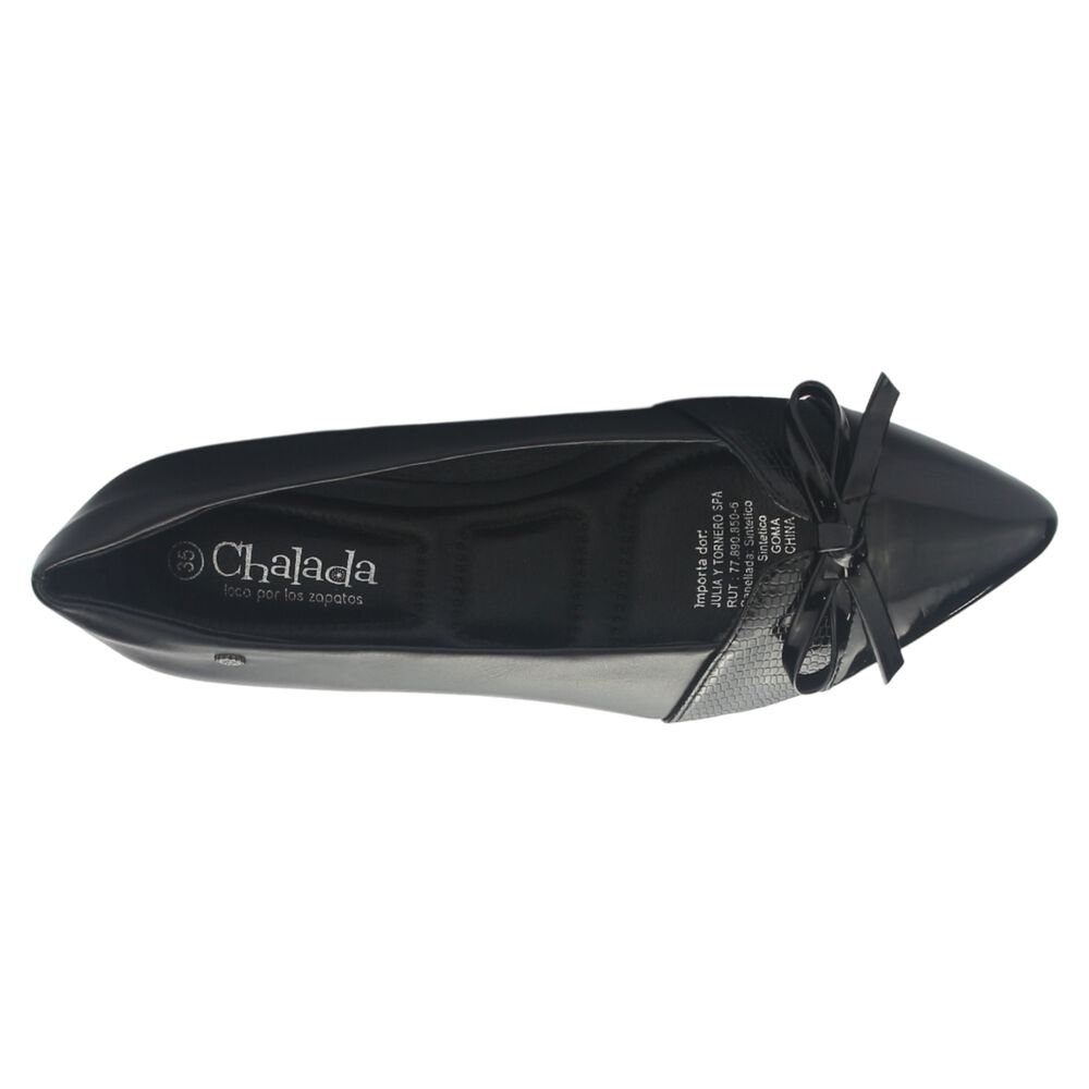 Ballerina Mujer Chalada Mercnew-10 Negro Casual image number 4.0