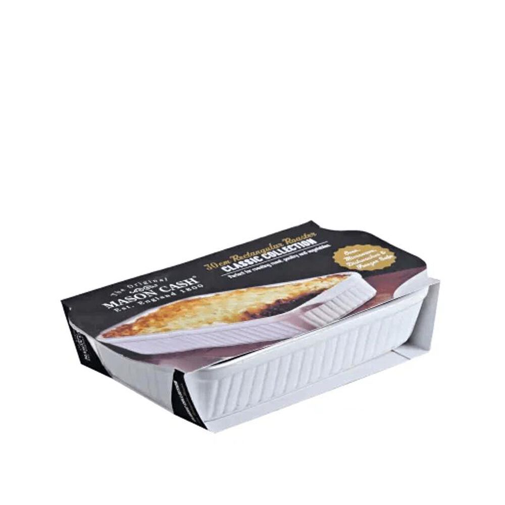 Fuente Classic Collection Rectangular Blanca 30 Cms image number 0.0