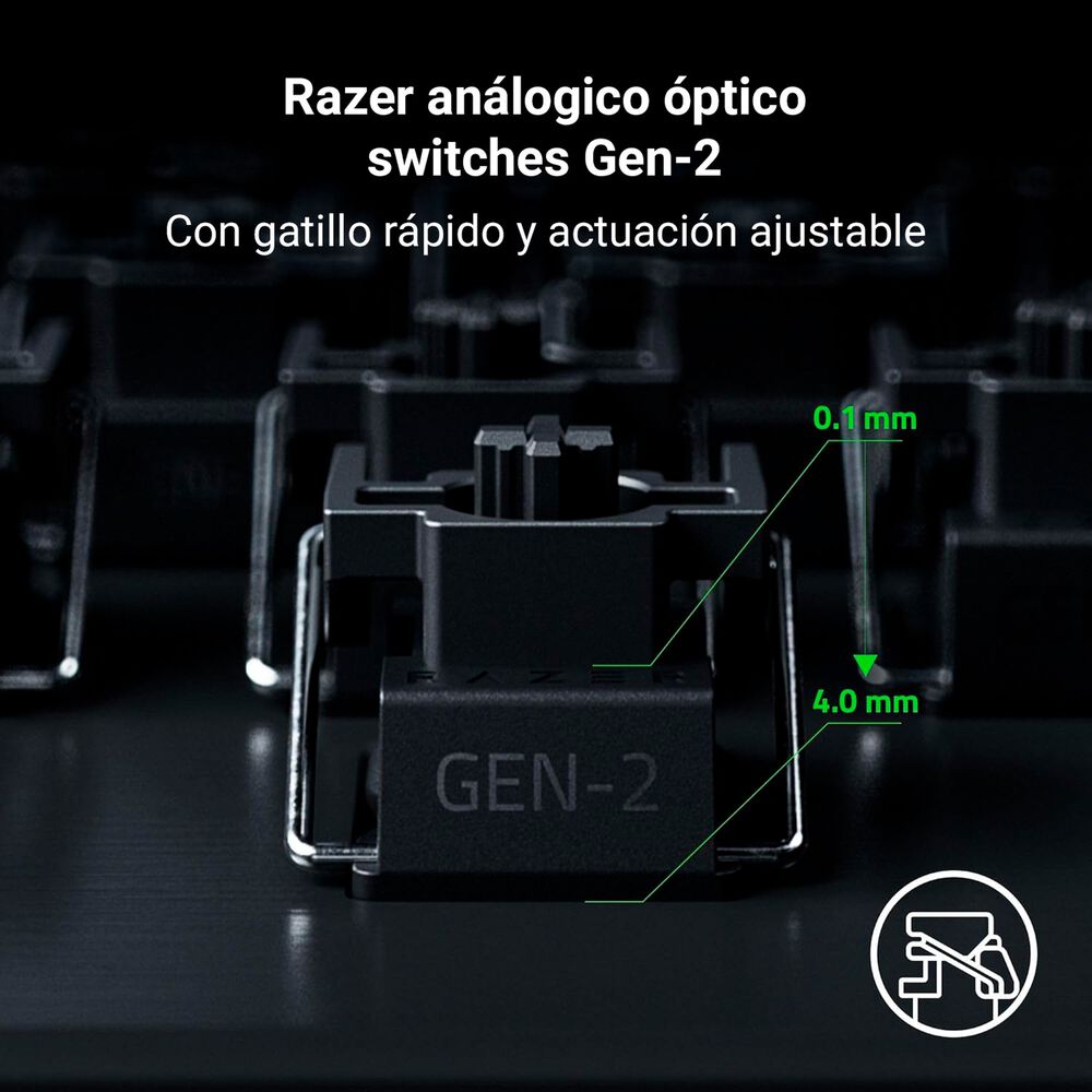 Teclado Gamer Razer Huntsman V3 Pro 8k Switches An&aacute;logos image number 4.0