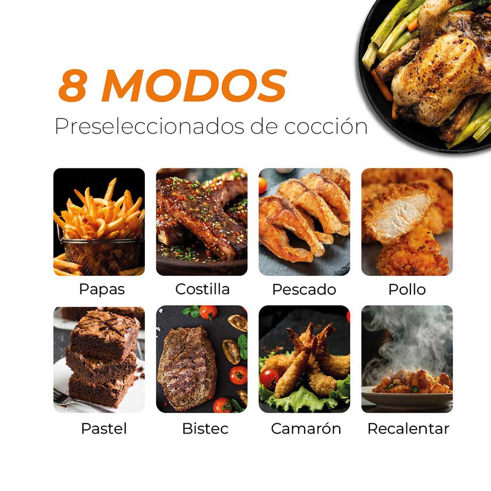 Freidora De Aire Luxe Edition 8l image number 5.0