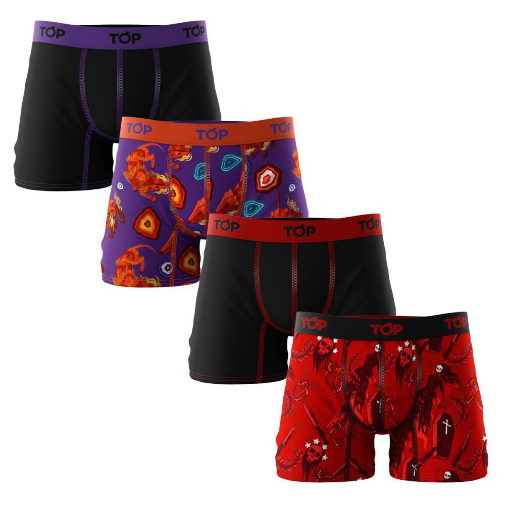 Pack Boxer Hombre Top / 4 Unidades image number 0.0
