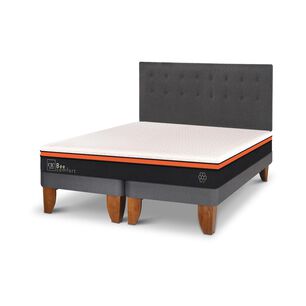 Cama Europea Cic Bee Comfort / King / Base Dividida + Respaldo