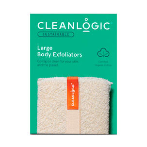 Cleanlogic - Espuma De Baño Exfoliante Grande Para El Cuerpo - Eco-sustentable