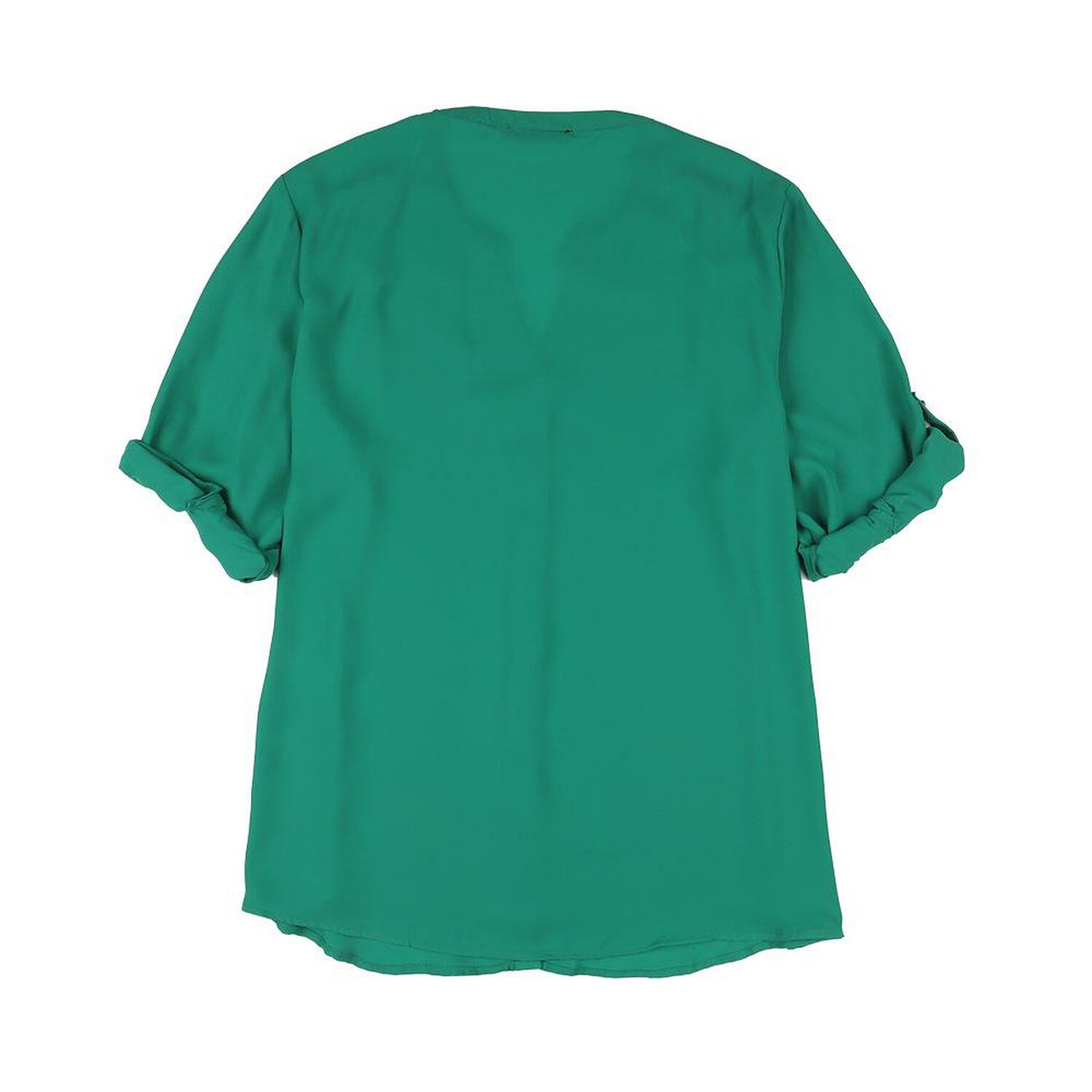 Blusa Regular Manga Larga Roll Up Cuello Maho Mujer Lesage image number 1.0