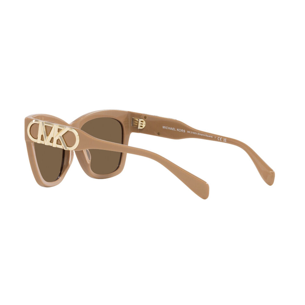 Lentes De Sol Empire Square Camel Solid Michael Kors image number 4.0