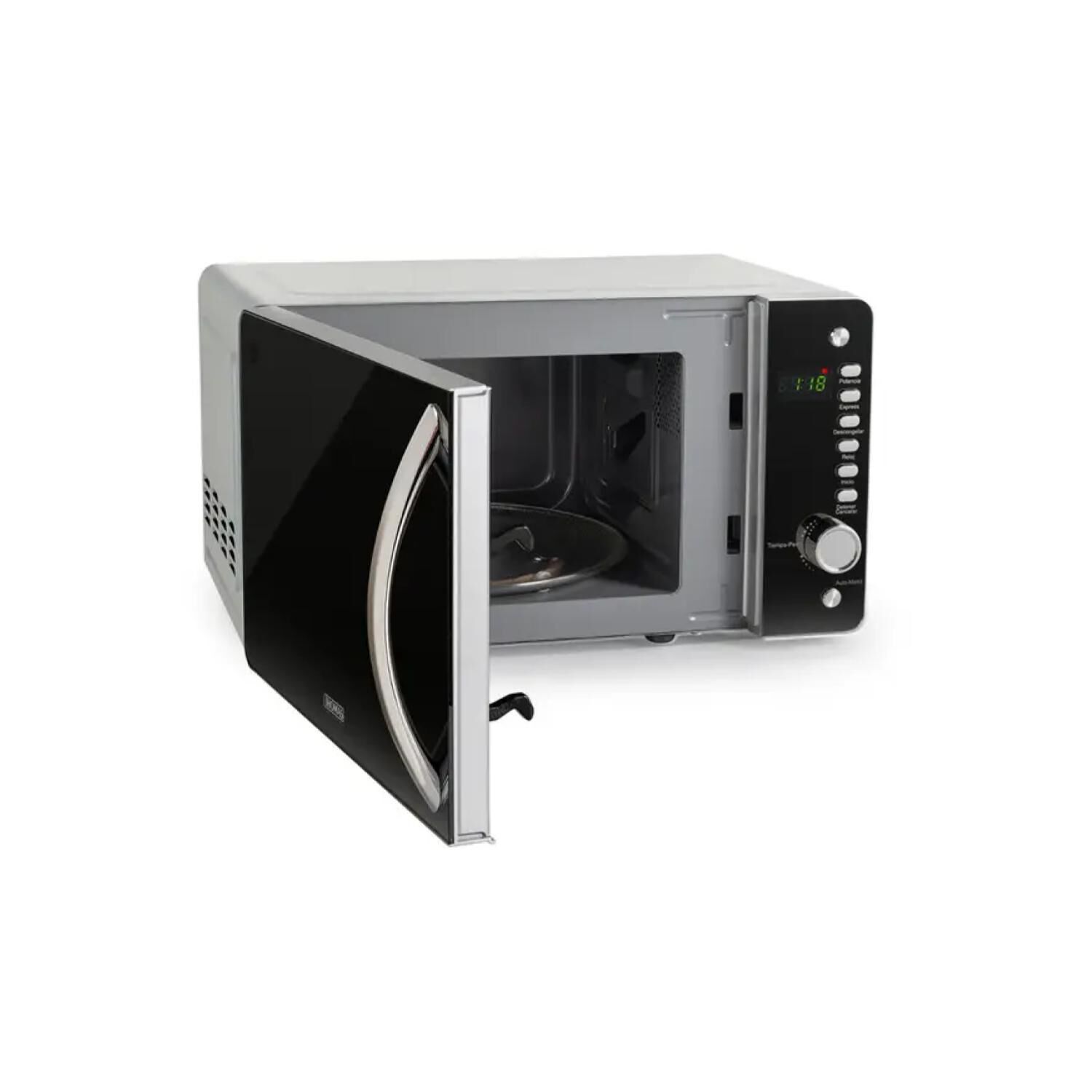Microondas Electrico 20l 800w Negro Gris Th-20dm Thomas image number 2.0