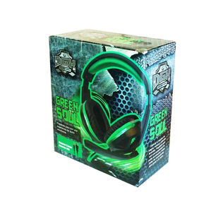 Aud&iacute;fonos Gamer Dgx Green Soul Iluminaci&oacute;n Verde - Ps