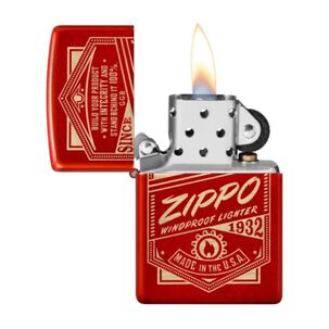 Encendedor Zippo Zippo It Works Design Rojo Zp48620