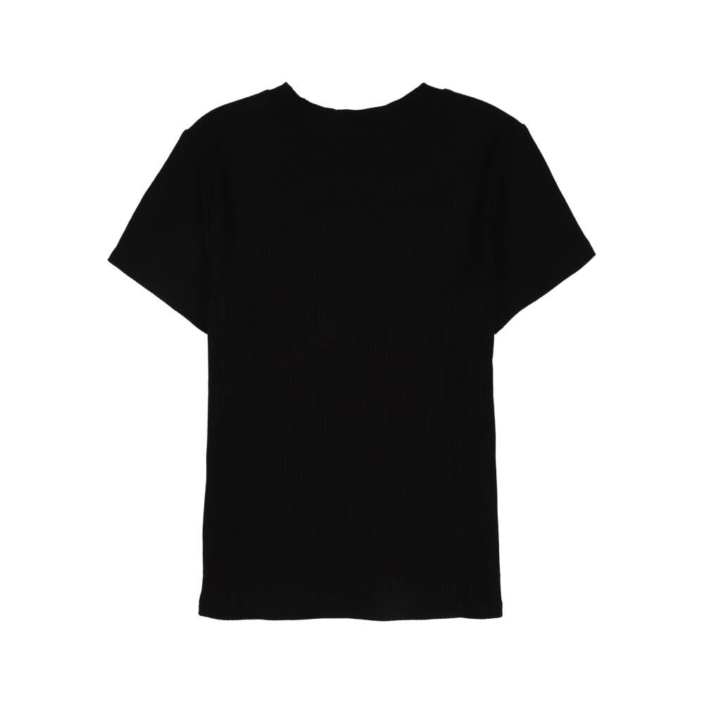 Polera Cropo B&aacute;sica Rib Manga Corta Cuello Redondo Mujer Freedom image number 1.0