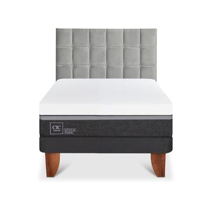 Cama Europea Cic Ortopedic Advance / 1.5 Plazas / Base Normal + Respaldo