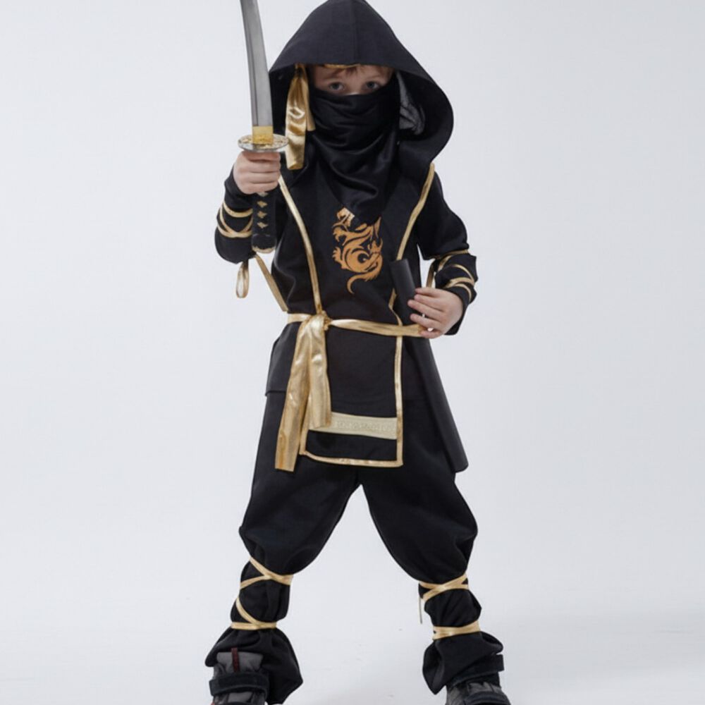 Disfraz Premium Ninja Dragon Esqueleto Camuflaje Infantil image number 3.0