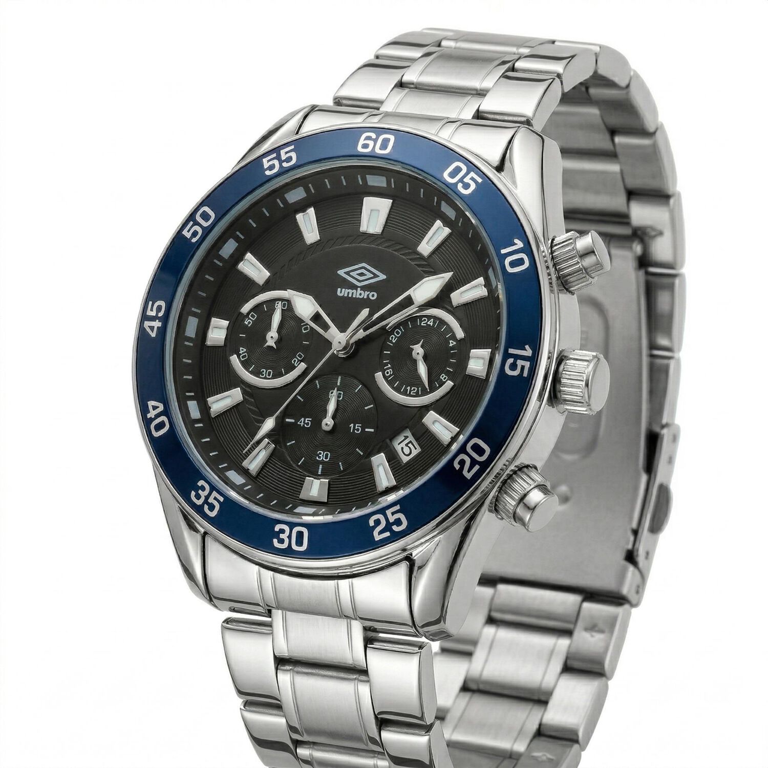 Reloj An&aacute;logo Hombre Umbro Plus Plateado Umbp-1500-182 image number 1.0