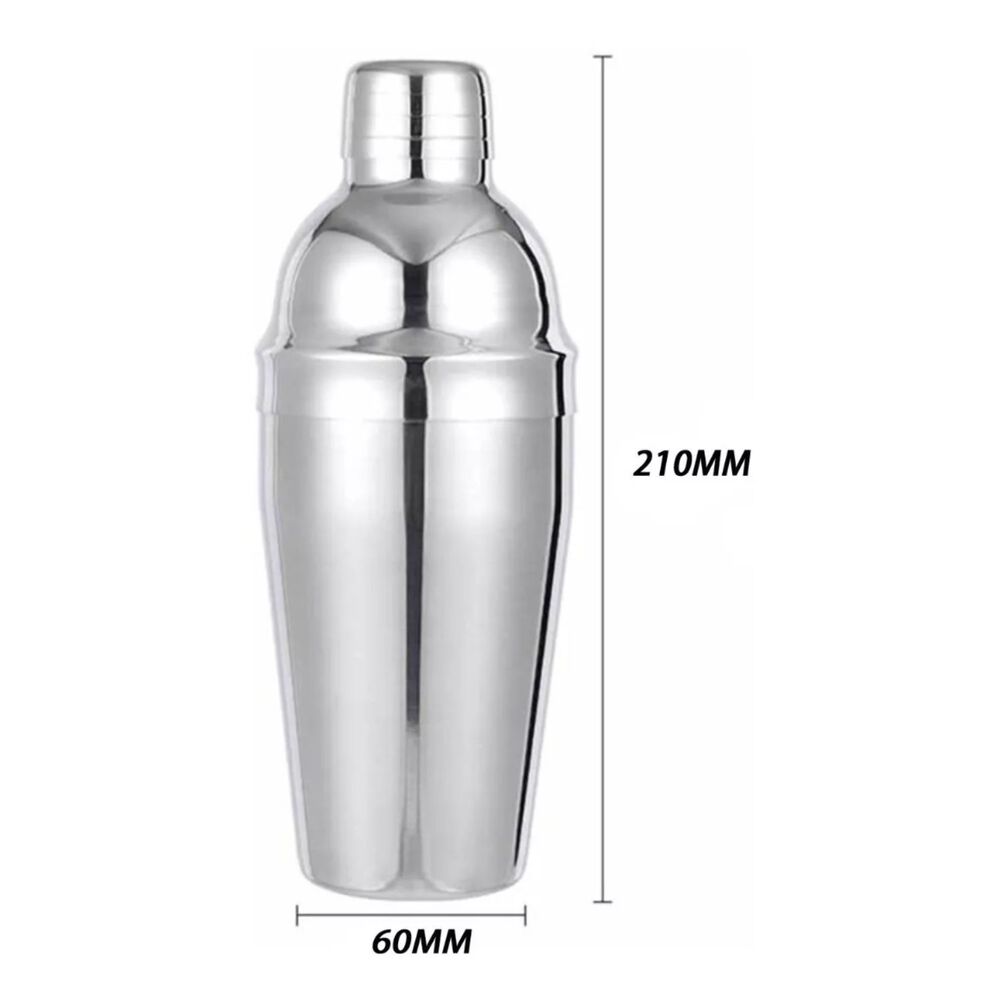Coctelera De Bartender Mezclador De Bebidas De Acero 550ml image number 1.0