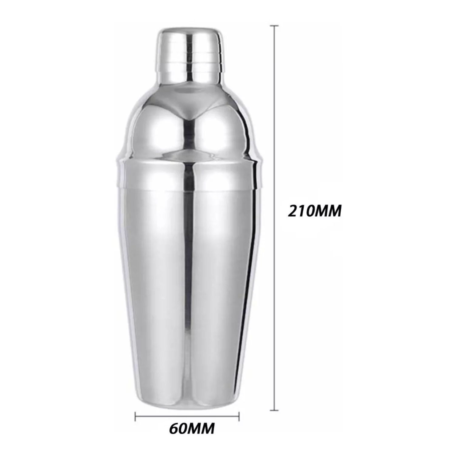 Coctelera De Bartender Mezclador De Bebidas De Acero 550ml image number 1.0