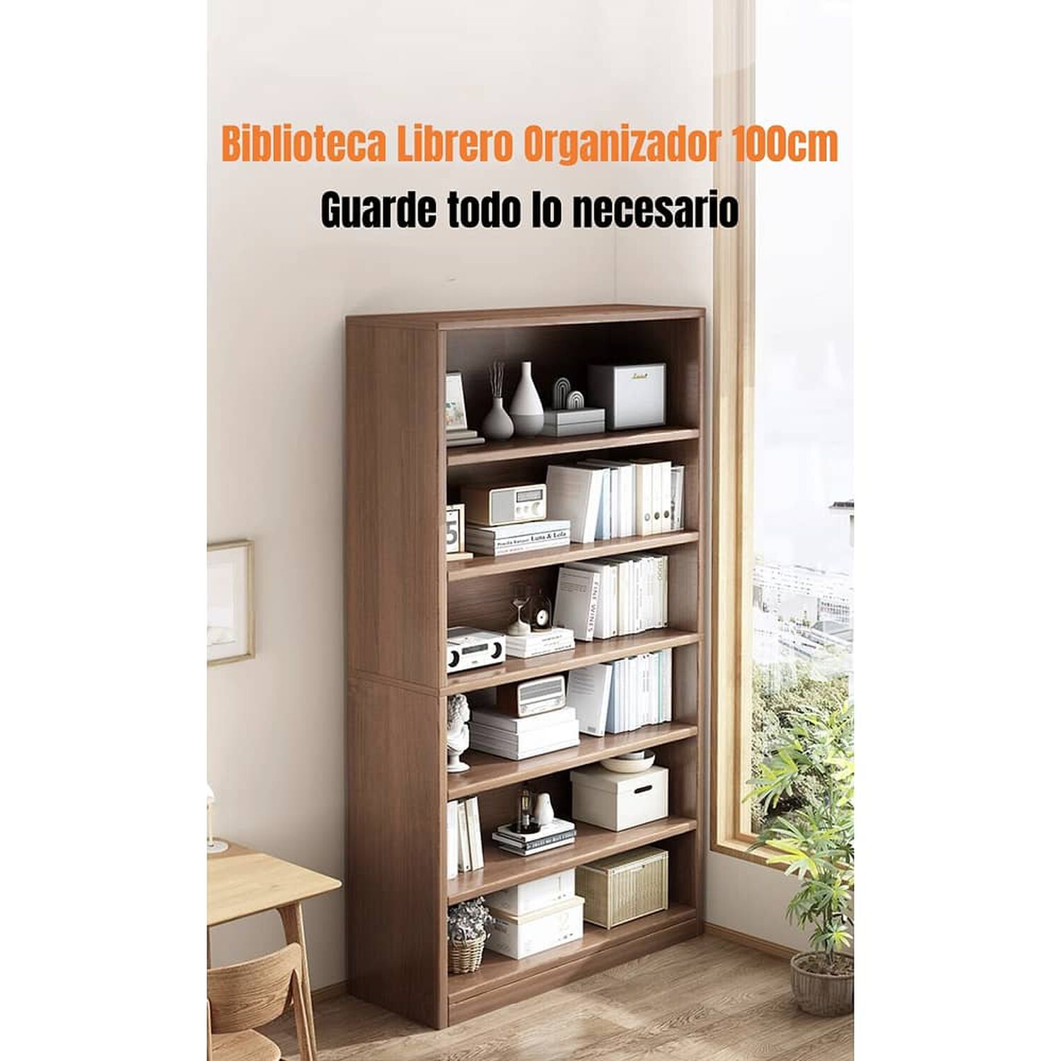 Librero Biblioteca Organizador Estante 100x180cm Monte image number 7.0