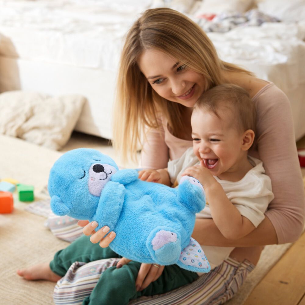 Nutria Peluche Relajante Luz Musical Juguete Respiraci&oacute;n image number 32.0