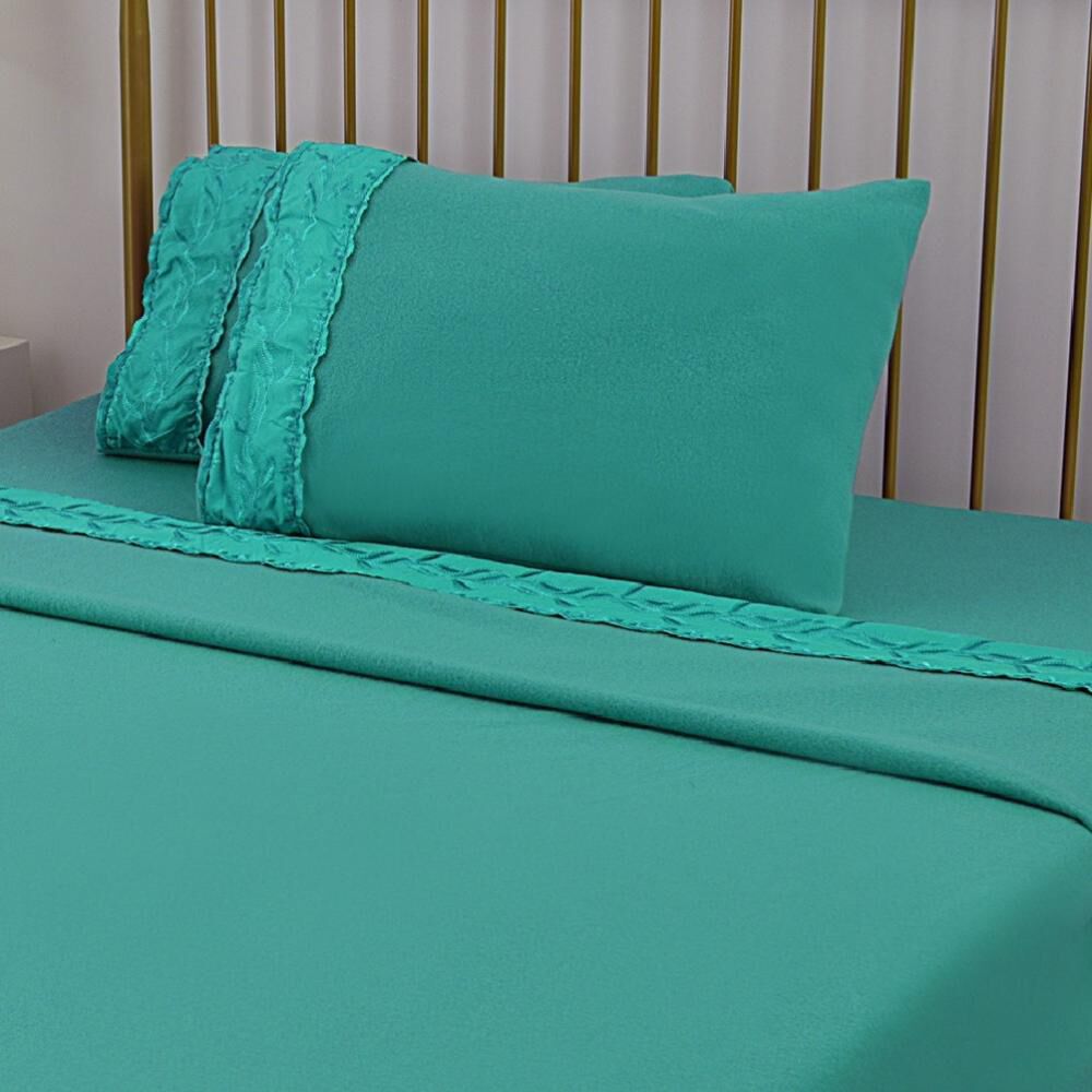 Juego De Sábanas De Polar Casaideal Valentina / King image number 0.0