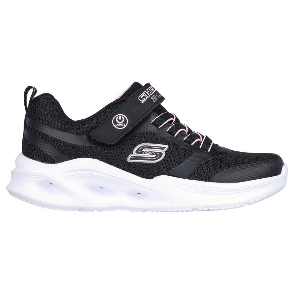 Zapatilla Infantil Ni&ntilde;a Skechers Sola Glow Negro image number 1.0