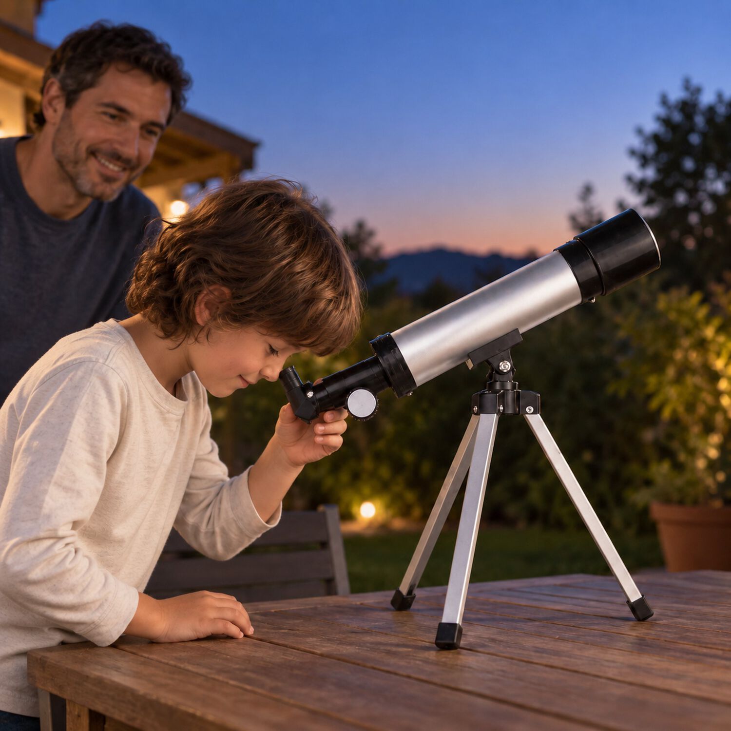 Telescopio Astron&oacute;mico Monocular 90x Hd De Aluminio Tl-070 image number 9.0