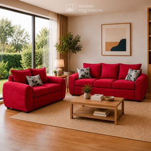 Juego De Living Elegant Detail Houston / 5 Cuerpos