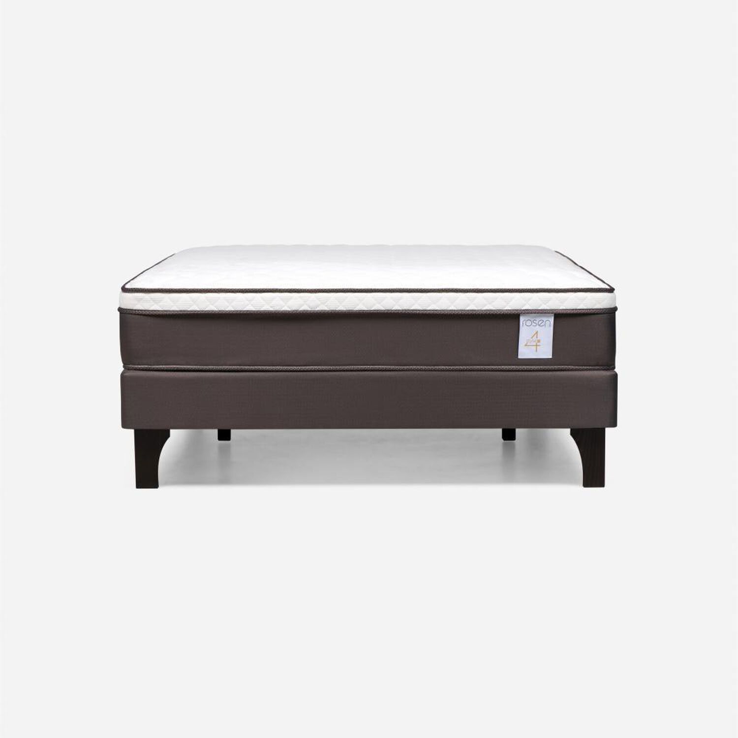 Cama Europea Rosen New Style 4 Plus / 2 Plazas / Base Normal image number 0.0