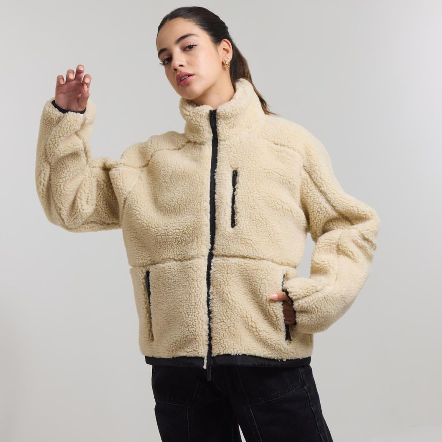 Chaqueta Polar Bonded Cuello Alto Mujer Freedom image number 0.0