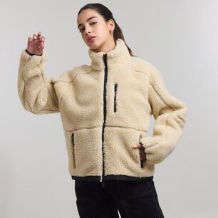 Chaqueta Polar Bonded Cuello Alto Mujer Freedom