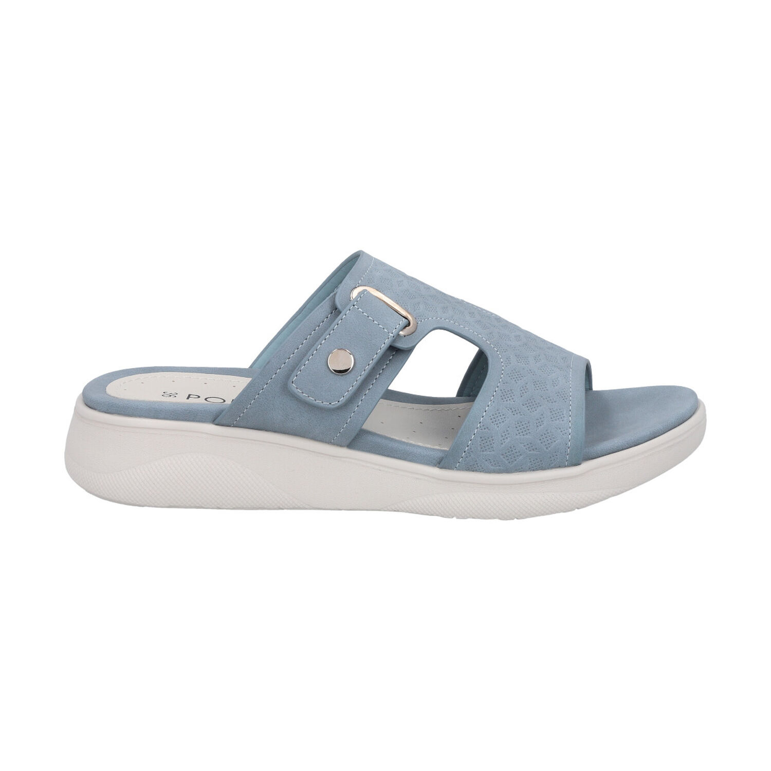 Sandalia Mujer Azul Plataforma Alexa Police image number 0.0