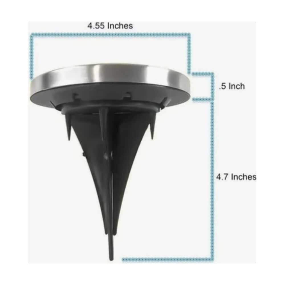 Pack 4 Focos Solares Jard&iacute;n Estaca De 8 Led image number 4.0