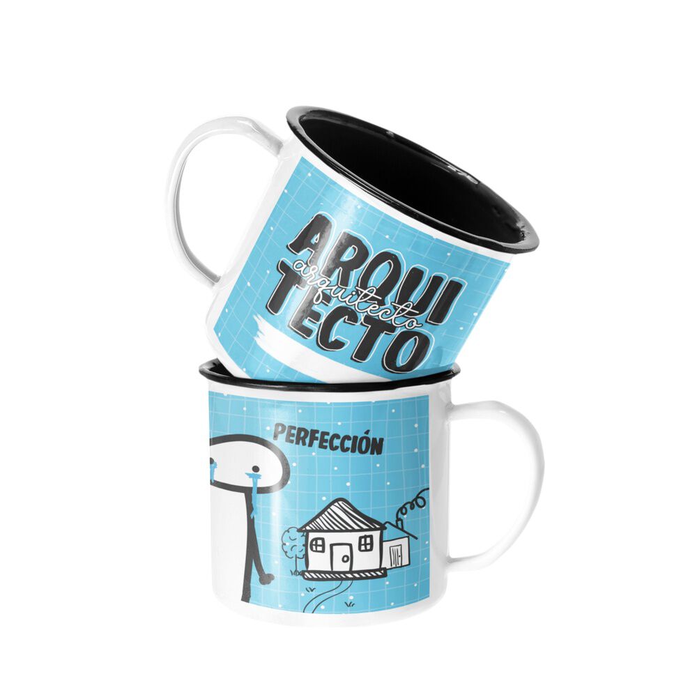 Taza Enlozada Lechera Arquitecto Regalo Arquitecto Profesion image number 0.0