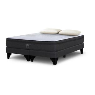 Cama Europea Rosen Tempo / 2 Plazas / Base Dividida  + Almohada