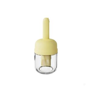 Dispensador De Aceite Vidrio Con Pincel Brocha Silicona Cocina