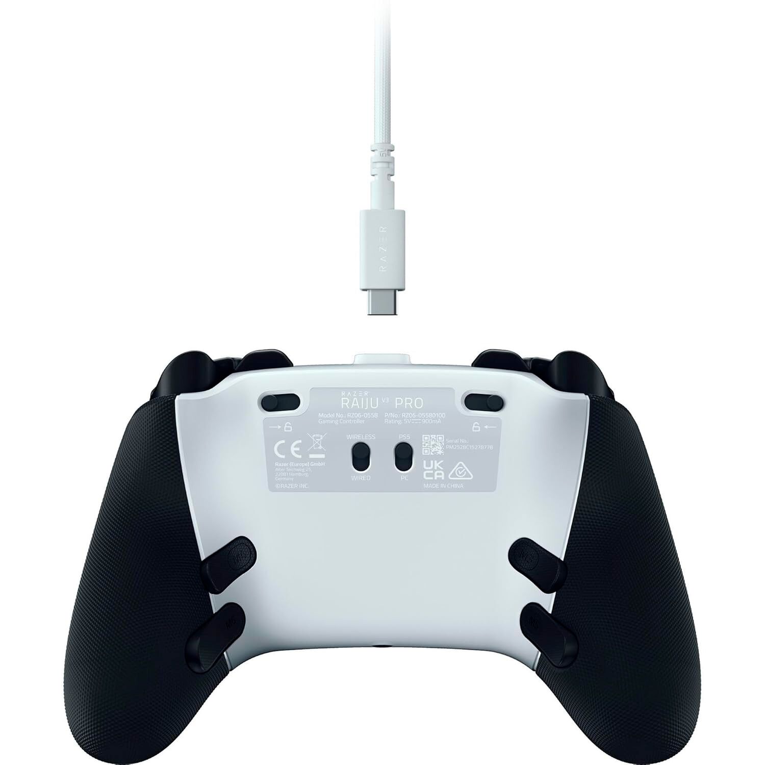 Control Joystick Inal&aacute;mbrico Razer Raiju V3 Pro Pc Ps5 White image number 3.0