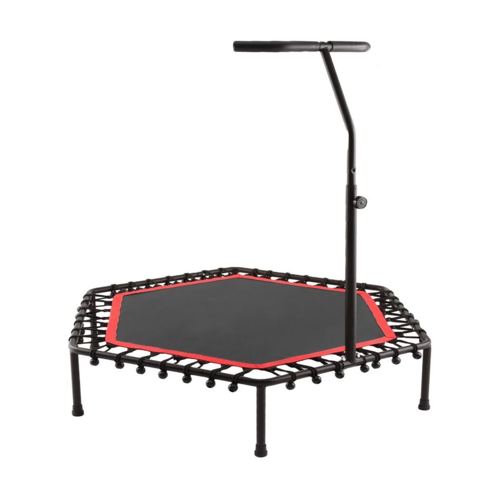 Trampolin Fitness Hexagonal Con Mango Soporte 115cm Rojo image number 0.0
