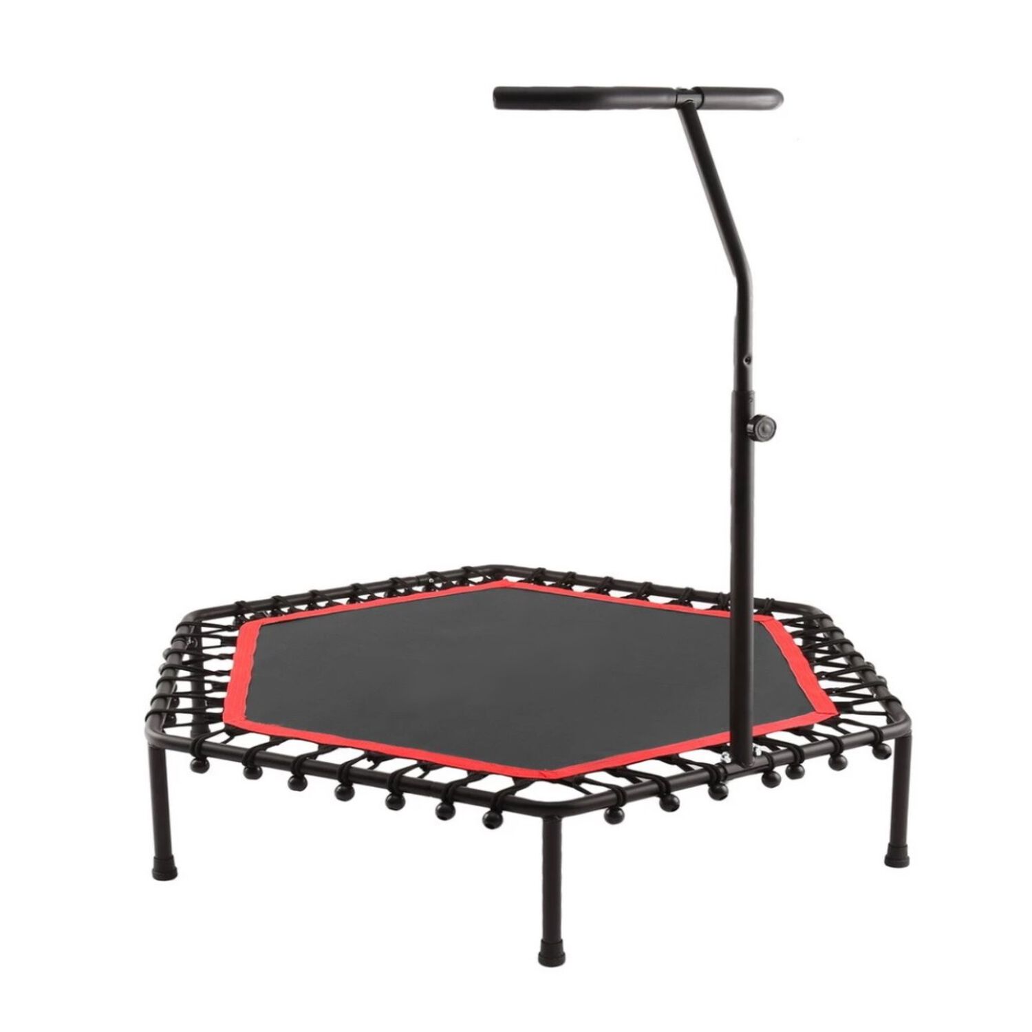Trampolin Fitness Hexagonal Con Mango Soporte 115cm Rojo image number 0.0