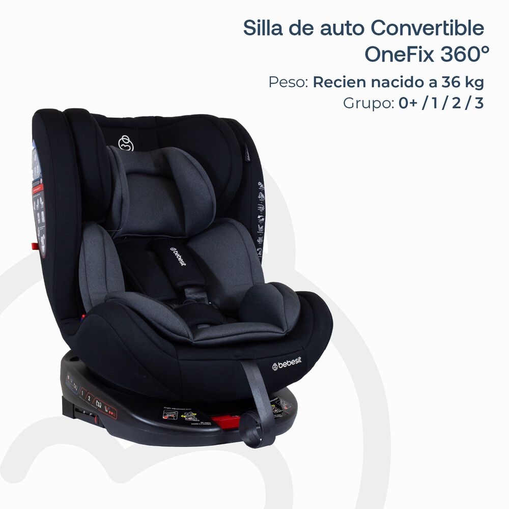 Silla De Auto Convertible 360 Onefix Grey image number 4.0