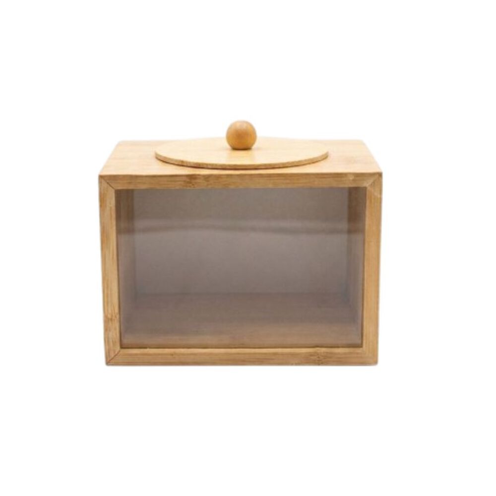 Contenedor Organizador De Cocina Acr&iacute;lico Y Bamb&uacute; 850ml image number 0.0