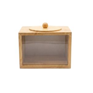 Contenedor Organizador De Cocina Acr&iacute;lico Y Bamb&uacute; 850ml