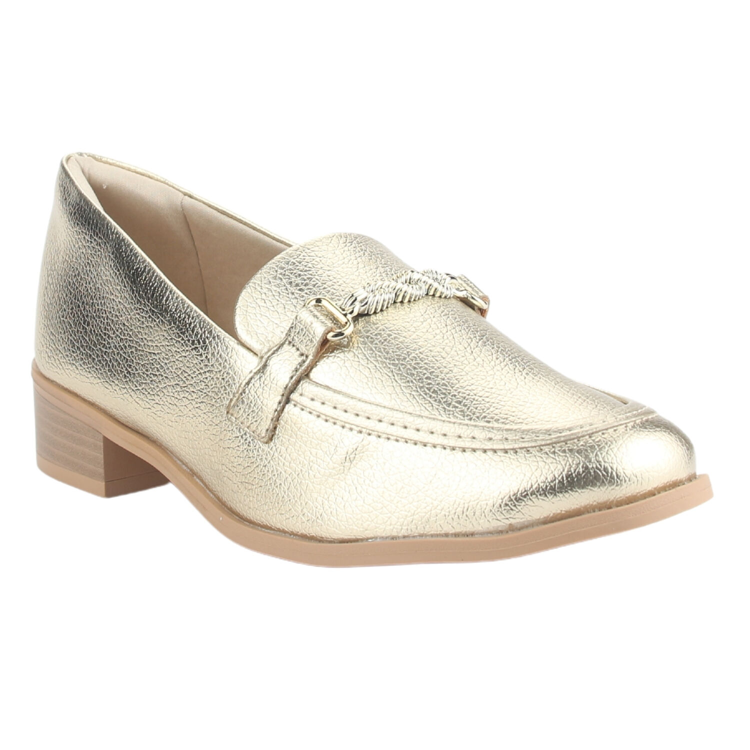 Zapato Ramarim Mujer 2416101 Dorado Casual image number 2.0